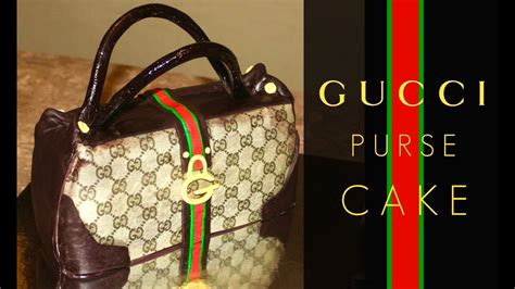 gucci dekoration torte|Gucci bag topper tutorial.